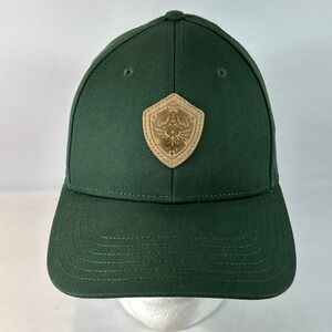 The Legend Of Zelda Hat Cap Mens Green Strap Back Baseball Nintendo Triforce
